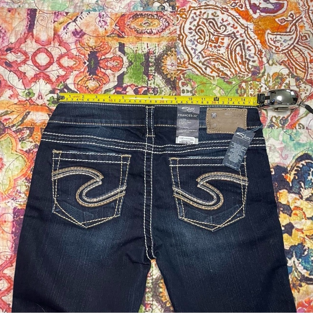 NWT Low rise Silver jeans